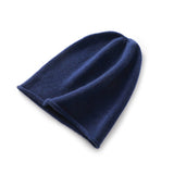 100% Cashmere Beanie Hat Warm Cashmere Ski Cap For Winter