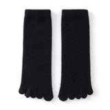 Adult Cashmere Five-Toe Socks Warm Knit Cashmere Socks for Men and Women