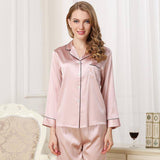 Silk Pajamas Long Mulberry Silk Two - piece Silk Pyjamas Set