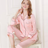 Silk Pajamas Long Mulberry Silk Two - piece Silk Pyjamas Set