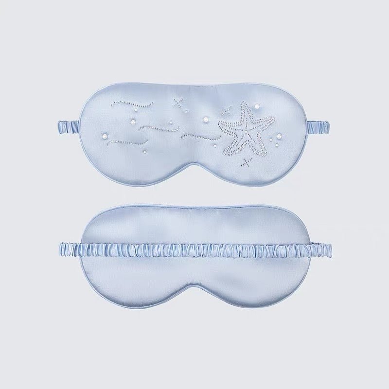 Cute Kids Silk Eye Mask Ocean and Nature Inspired Designs Silk Sleep Eye Mask