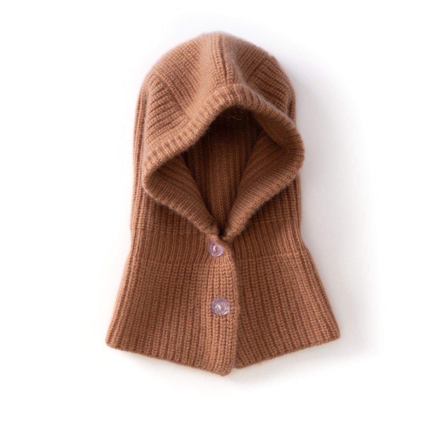 Kids Cashmere Knit Hood Cashmere Balaclava for Boys and Girls