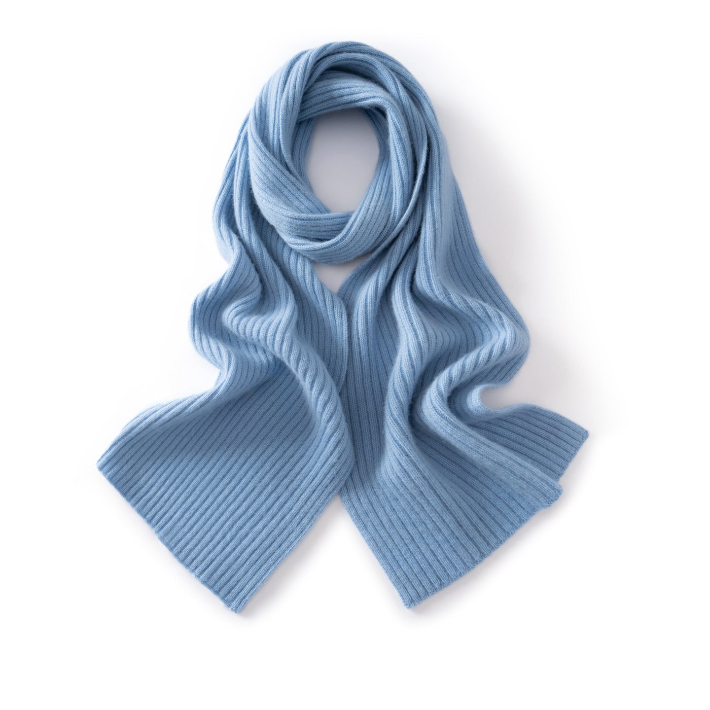 Long Ribbed Cashmere Scarf Unisex Cashmere Shawl Cashmere Wrap