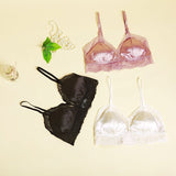 Luxurious Lace Wireless Silk Bralette