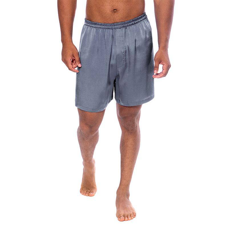 Mens Silk Pajama Shorts Pants Luxury 100% Pure Silk Boxers