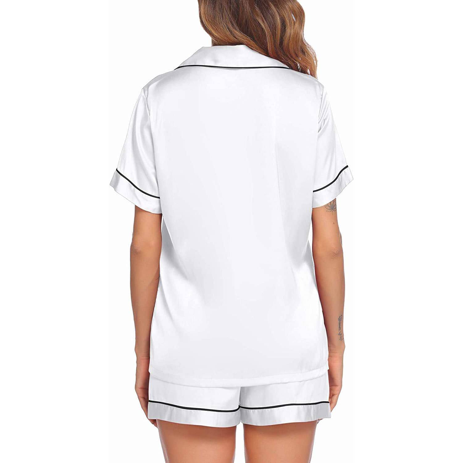 Mulberry Silk Pajamas For Women's Short Silk Sleepwear