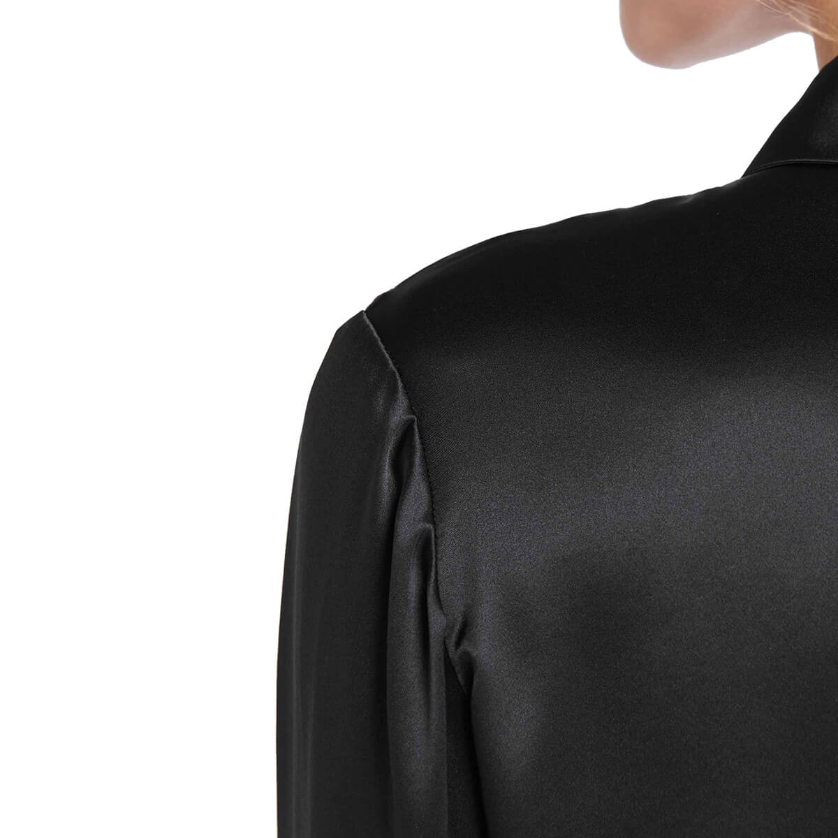 Silk Blouses For Women Long Sleeve Silk Button Shirts