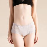 Silk knitted underwear women's lace shorts mulberry silk sexy and comfortable low - waist boxers