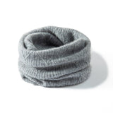 Women and Men Thick Knitted Infinity Circle Loop Scarf Double - Layer Cashmere Neck Gaiter