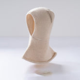 Womens Bear Ear Cashmere Balaclava Cute Cashmere Knit Hood