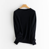 Womens Boat Neck Cashmere Sweater Long Sleeve Cashmere Pullover