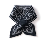 Womens Bow Knot Cashmere Scarf Soft Knit Small Cashmere Neck Wrap