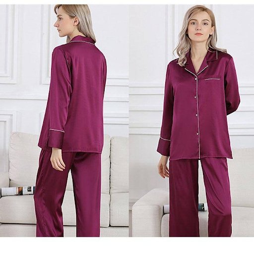 ¿Dónde puedo encontrar pijamas de seda y de seda de talla grande para mujer?