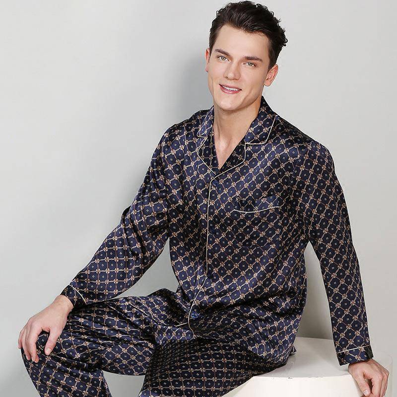 Pijama de seda para hombre