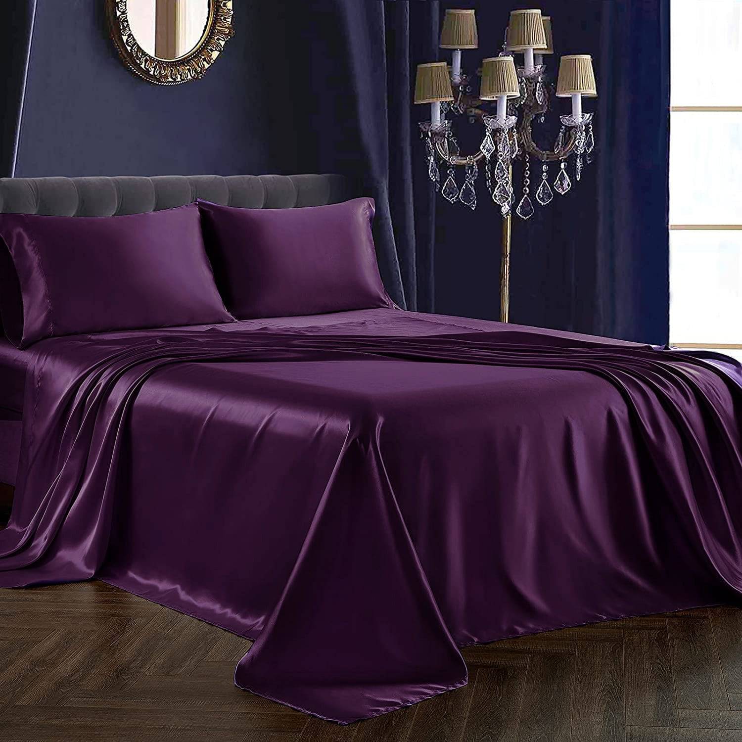 Purple Silk Sheets