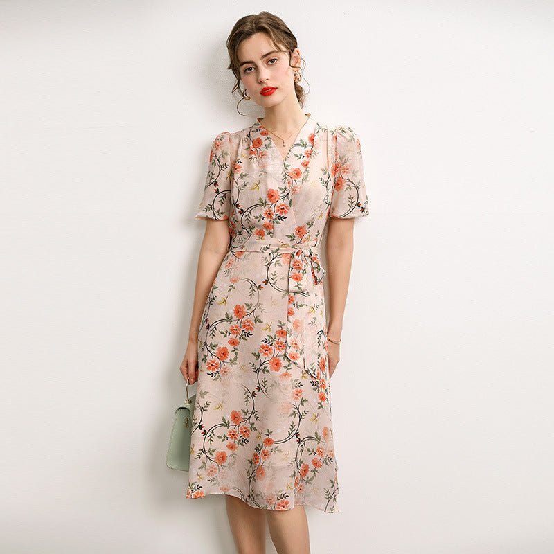 Vestido de seda
