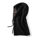 100% Cashmere Balaclava Hood Hat for Women and Men