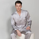 Best Mens Silk Pajamas Quality Long Luxury Real Mulberry Silk Pyjamas Pure Silk Sleepwear -  slipintosoft