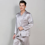 Best Mens Silk Pajamas Quality Long Luxury Real Mulberry Silk Pyjamas Pure Silk Sleepwear -  slipintosoft