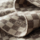 cashmere scarf for men and women cashmere knitted plaid scarves holiday anniversary gifts - slipintosoft