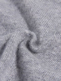 Kids Cashmere Cardigan Animal Embroidery Stripe Sleeve Cashmere Sweater