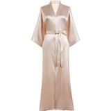 Long Silk Kimono Robe for Women - slipintosoft