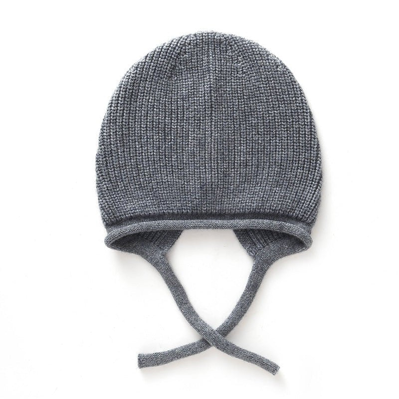 Pure Cashmere Beanie Hat Curl Edge Cashmere Ski Cap for Women Tie - able Hats Cashmere Hats