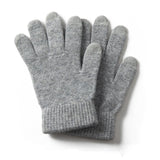 Pure Cashmere Gloves Ladies Soft Cashmere Knitted Gloves for Women and Men - slipintosoft