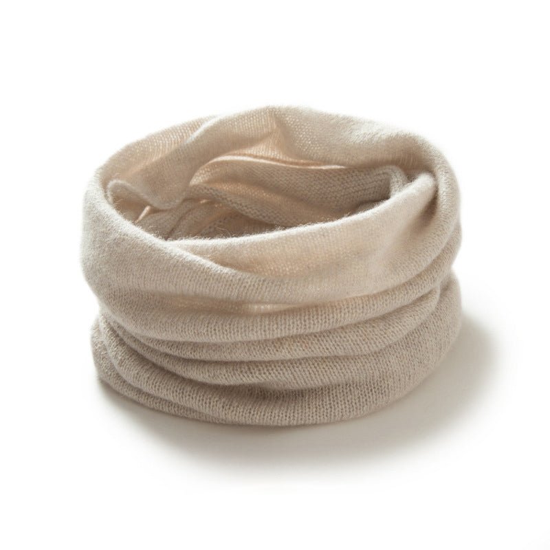 Pure Cashmere Neck Scarf Lightweight Warm Cashmere Neck Gaiter for Women and Men Cashmere Scarf