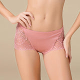 Panteras de seda encaje para mujer Mazilla sin costura Boxer Boxer Boxer Briefs