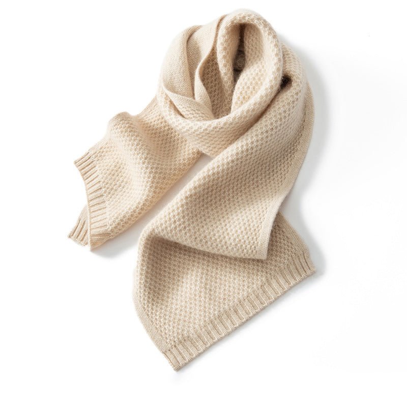 Women and Men Cashmere Scarf Soft Neck Warmer Cashmere Winter Scarf in Solid Colors Cashmere Scarf