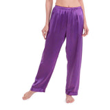 Women's Long Silk Pajama Pants - slipintosoft