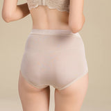 Women's silk high waist briefs, comfortable and breathable mulberry silk briefs - slipintosoft