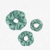 3 coleteros de seda con flores para mujer, tallas pequeñas, medianas y grandes.